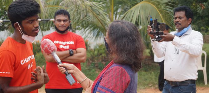 NDTV-News Channel Interviews Snehagram Students